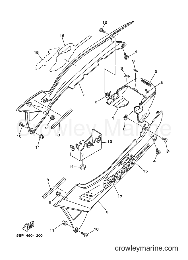 Yamaha Motors SX-4 (5BP1) [010] - SIDE COVER