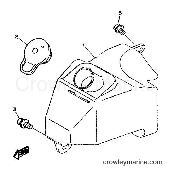 1996 Scooter YA50S - YA50S (4MJ7) [999] - OIL TANK