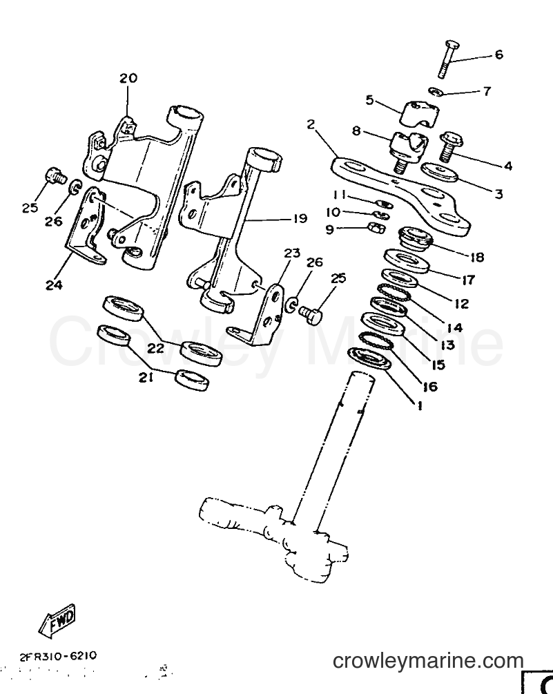 Yamaha Motors RD50M (2FR) [999] - STEERING