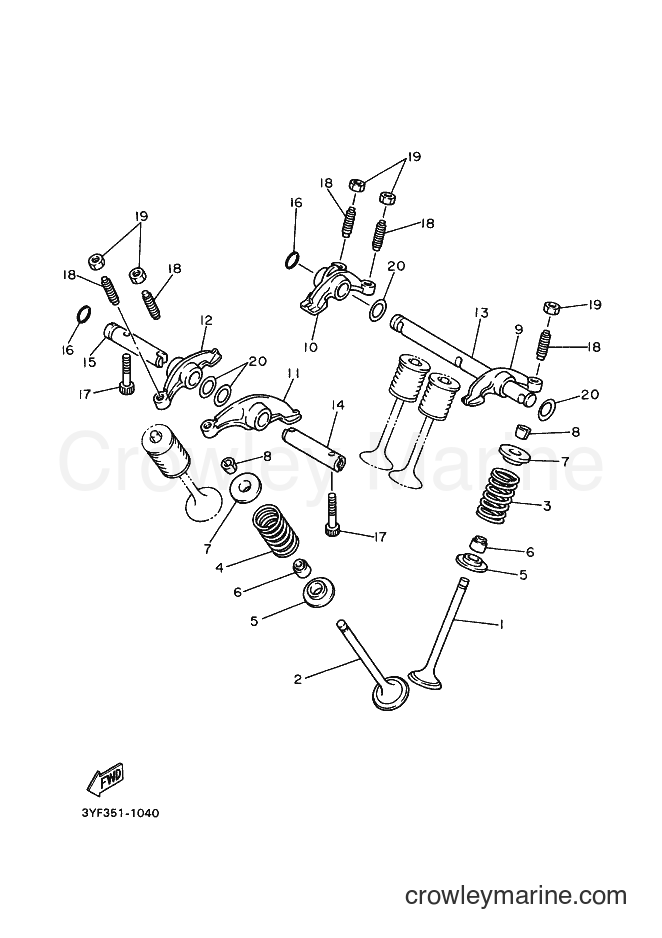 1996 Dirt Bike XTZ660 - XTZ660 (4MY3) [080] - VALVE