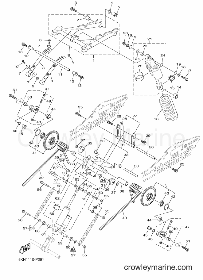 2015 Snowmobile SRV10RL - SRV10RL (8KN1) [010] - TRACK SUSPENSION 2