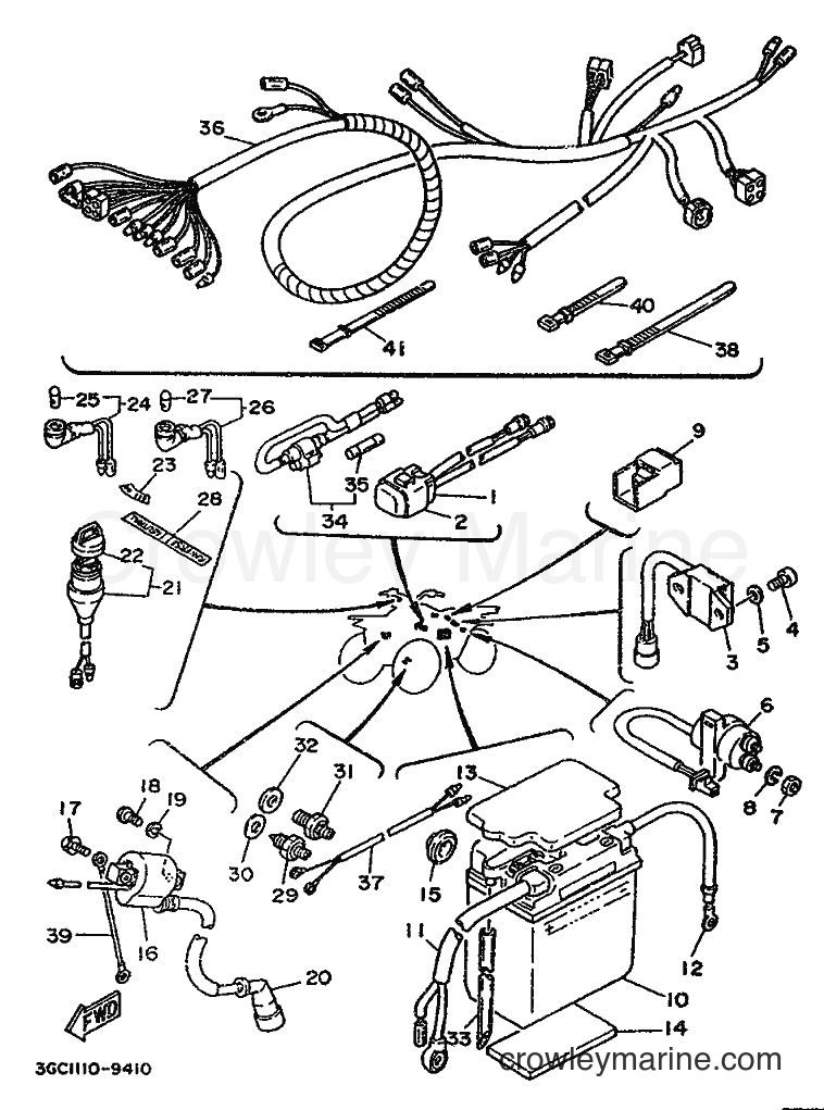 1989 ATV YFM200DX - YFM200DX (3GC2) [010] - ELECTRICAL 1