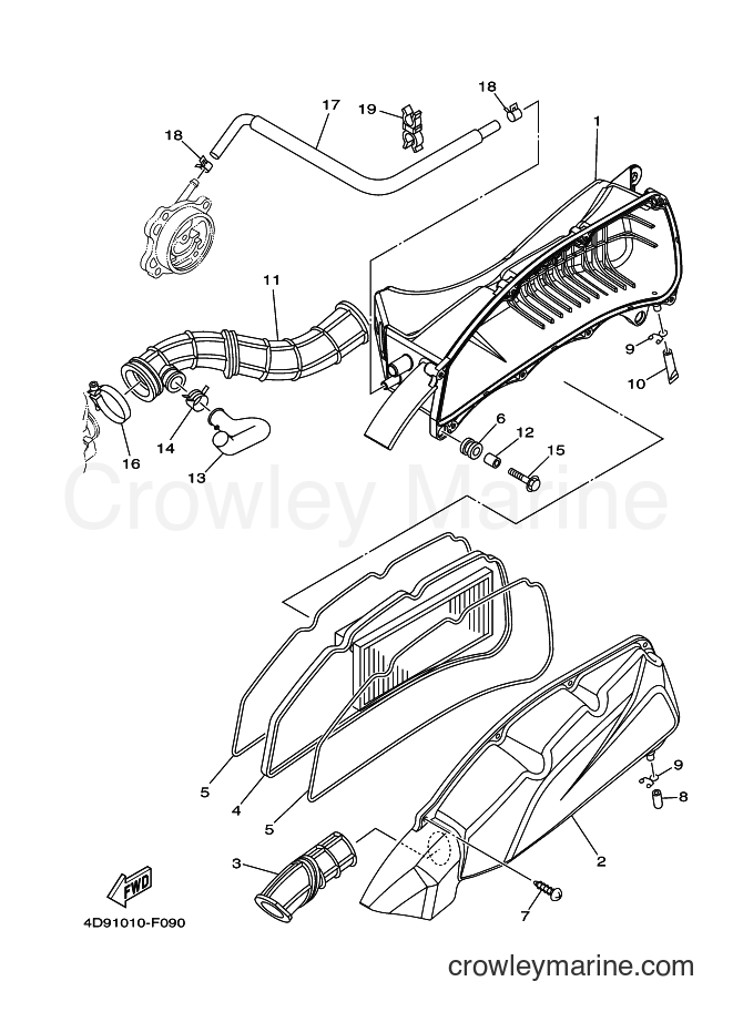 Yamaha Motors YP250 (4D94) [010] - INTAKE 2