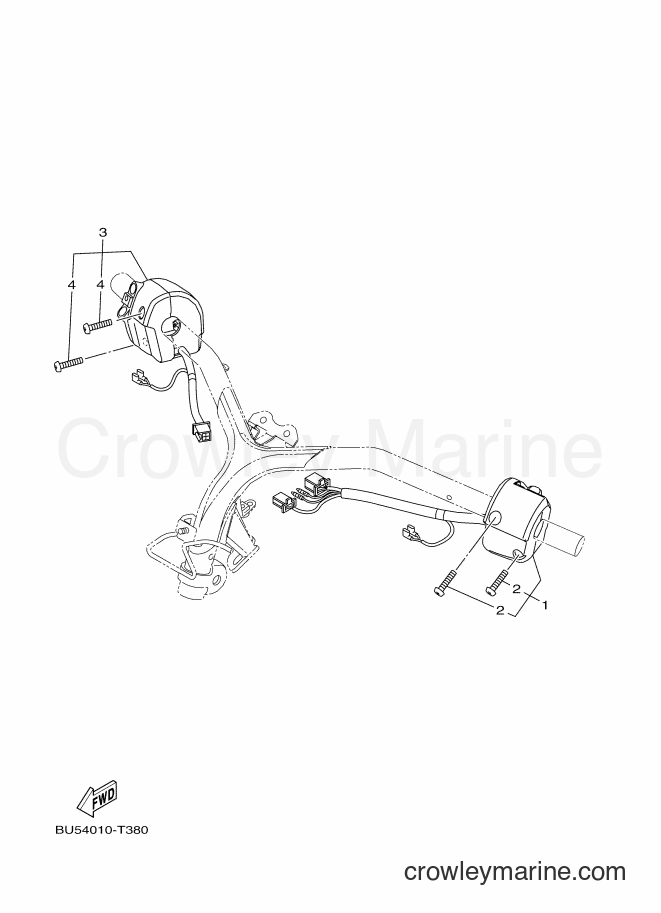 2018 Maxi-Scooter MWS125-C - MWS125-C (BU54) [010] - HANDLE SWITCH & LEVER