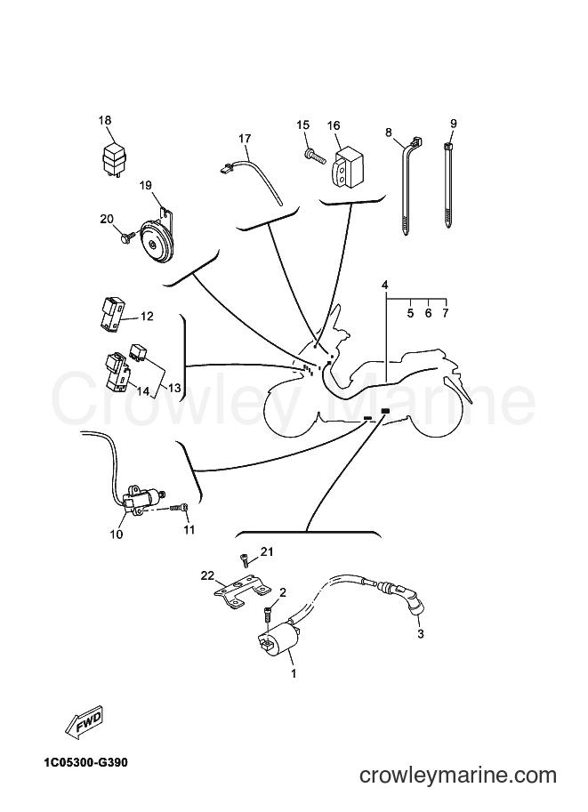 Yamaha Motors YP250R (1C06) [050] - ELECTRICAL 2
