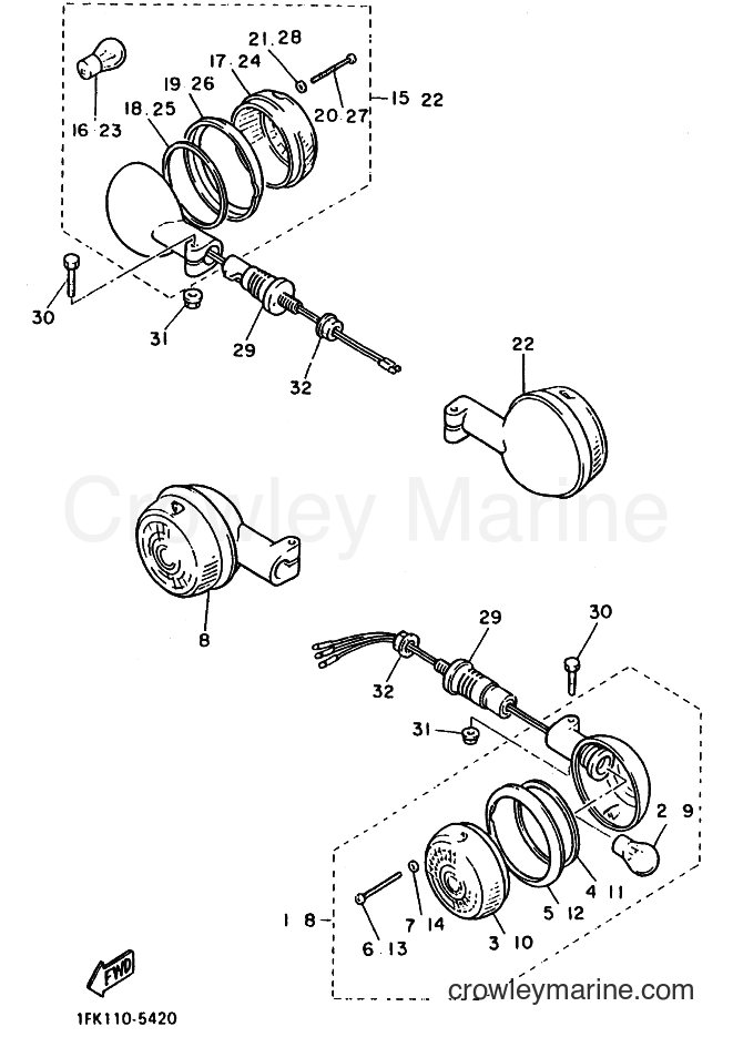 Yamaha Motors VMX12 (3JPF) [010] - FLASHER LIGHT