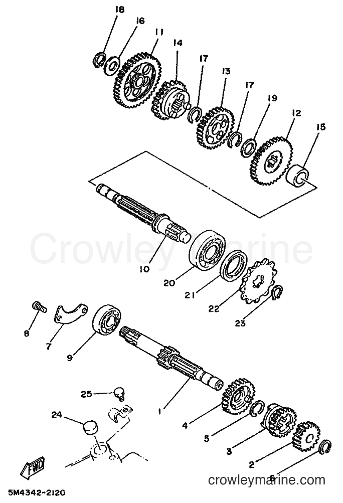 1992 Scooter DT50M - DT50M (3TG2) [999] - TRANSMISSION