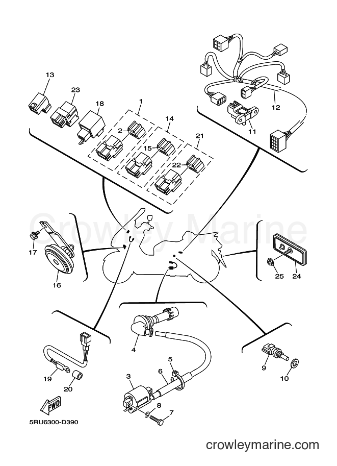Yamaha Motors YP400 (5RU6) [030] - ELECTRICAL 2