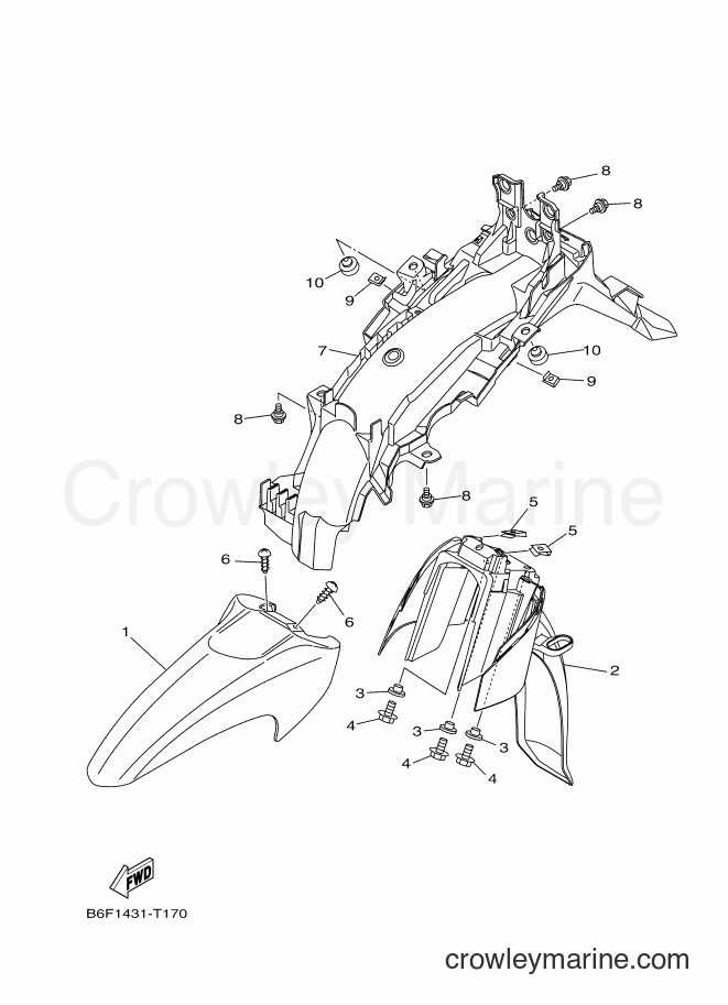 Yamaha Motors T115FL-2 (B6F2) [010] - FENDER