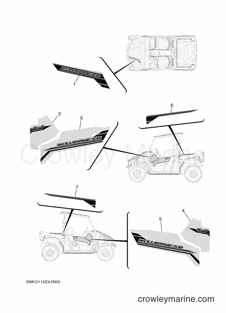 2019 ATV YXE850EN - YXE850EN (B8K4) [010] - GRAPHICS