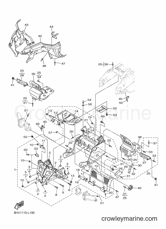 2016 Snowmobile RS10SUVL - RS10SUVL (8LG1) [020] - FRAME 1