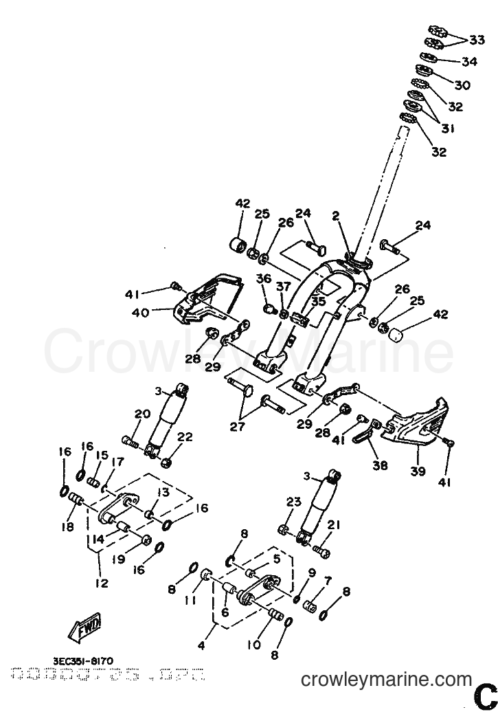 Yamaha Motors CH50 (3EC6) [999] - STEERING