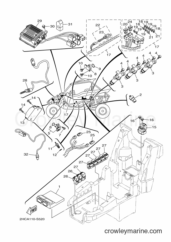 Yamaha Motors YXZ1000E (2HCB) [010] - ELECTRICAL 1