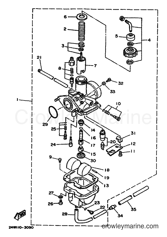 1984 ATV YFM200 - YFM200 (52H) [999] - CARBURETOR