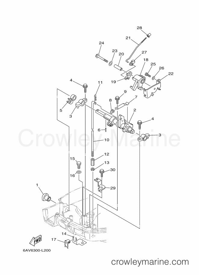 Yamaha Motors FT9.9GEX (6AV6) [140] - CONTROL 1