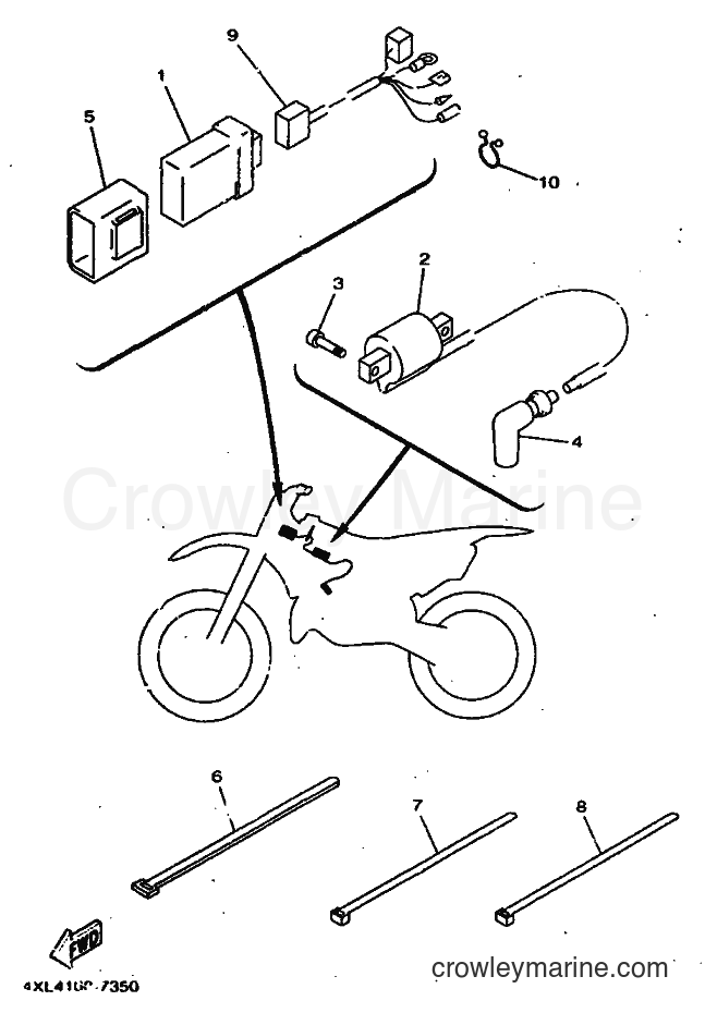 1998 Dirt Bike YZ250 - YZ250 (5DJ2) [030] - ELECTRICAL 1
