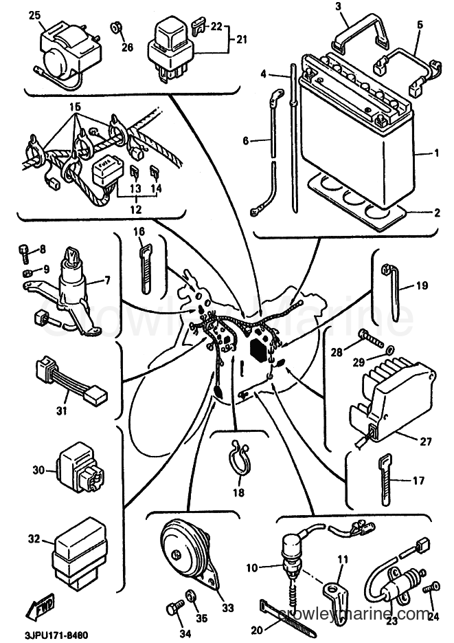 Yamaha Motors VMX12 (3JPR) [020] - ELECTRICAL 2