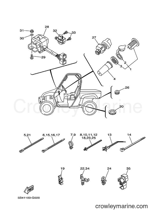 Yamaha Motors YXR700F (5B4C) [010] - ELECTRICAL 2