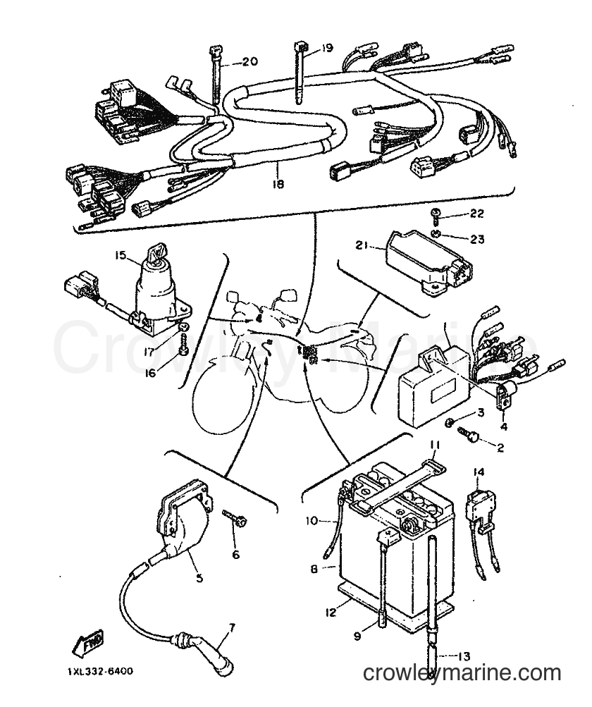 1987 Street Bike SRX600 - SRX600 (1XM) [999] - ELECTRICAL 1
