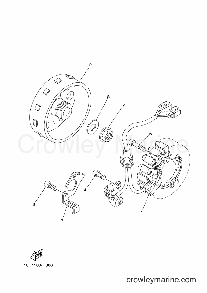 Yamaha Motors YFZ450R (18PL) [010] - GENERATOR