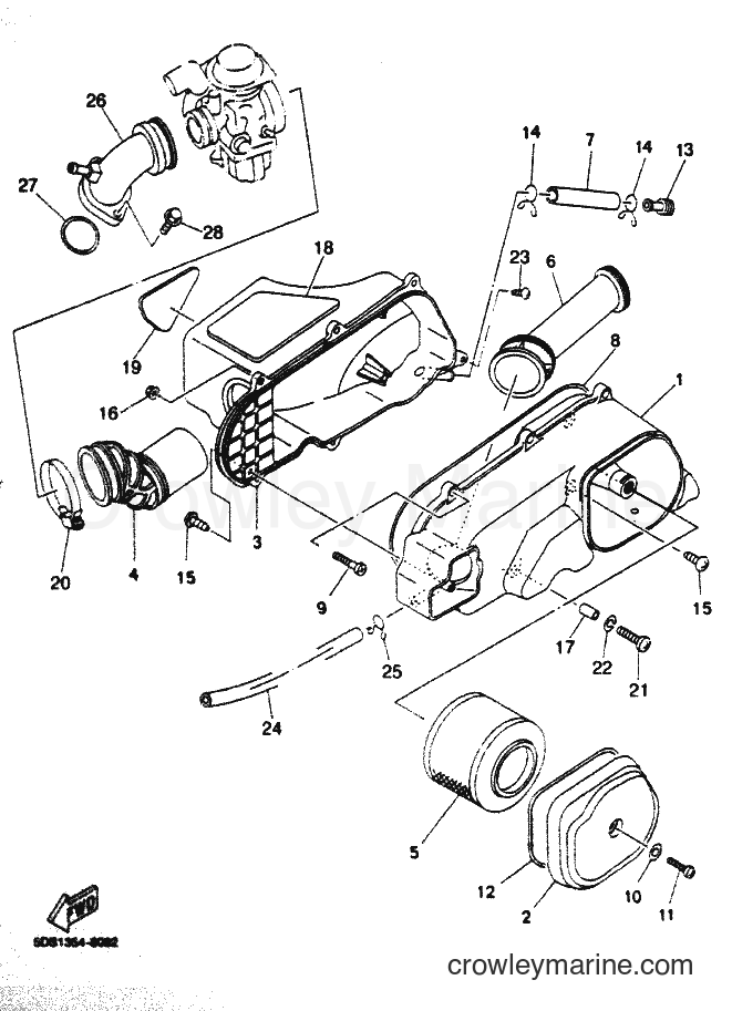 Yamaha Motors YP125E (5DSD) [010] - INTAKE