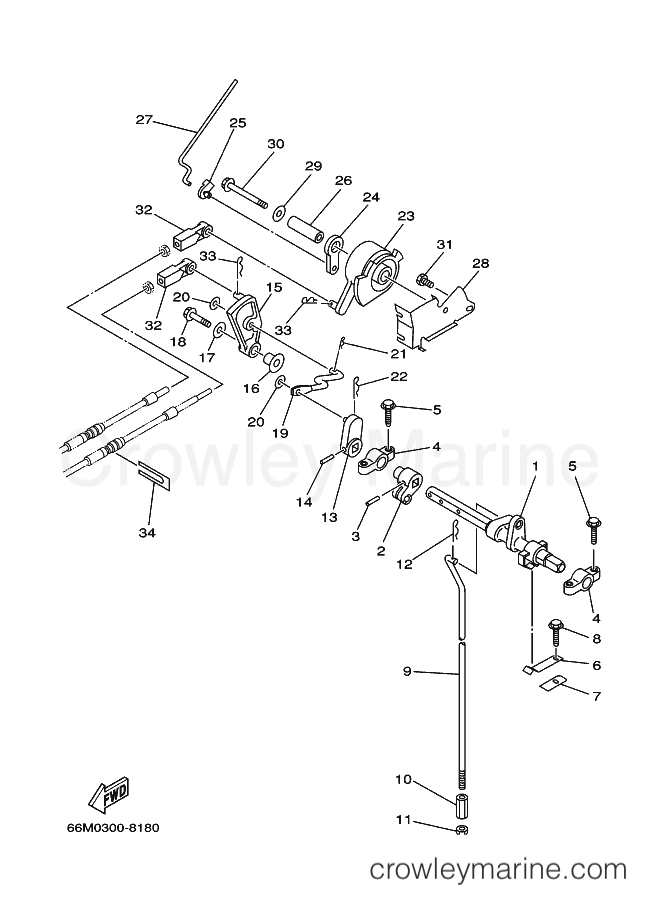 Yamaha Motors F9.9C (66N) [020] - CONTROL