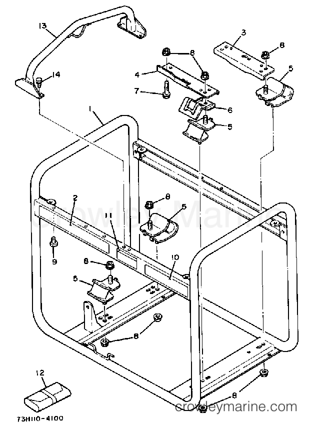 Yamaha Motors EF5000DVE - FRAME