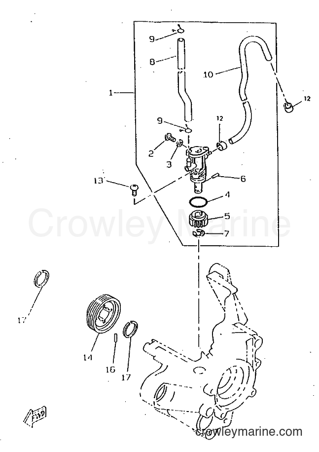 1997 Scooter CW50RSX - CW50RSX (5AY1) [999] - OIL PUMP
