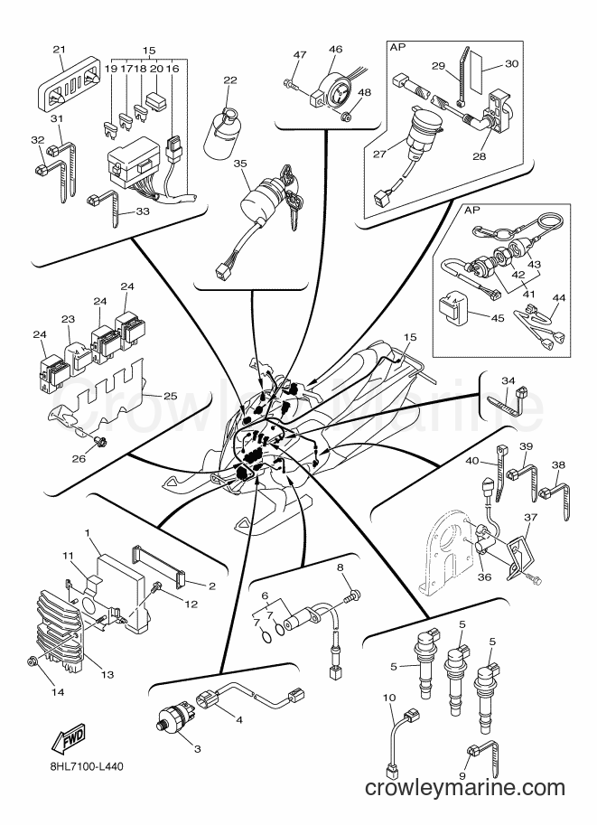 Yamaha Motors RFX10ST2 (8HL7) [020] - ELECTRICAL 1