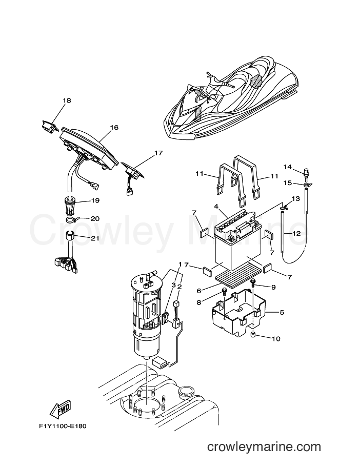 Yamaha Motors FX1000A-E (F1Y2) [010] - ELECTRICAL 3