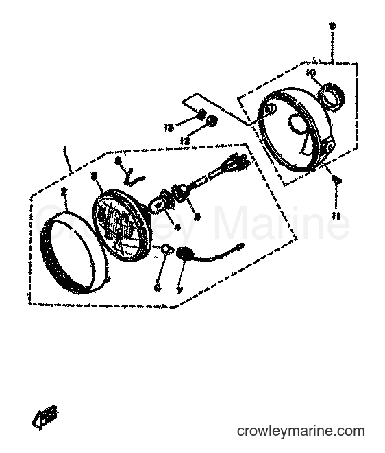 1981 Sport Bike TZ125H - TZ125H (5F5) [999] - HEADLIGHT