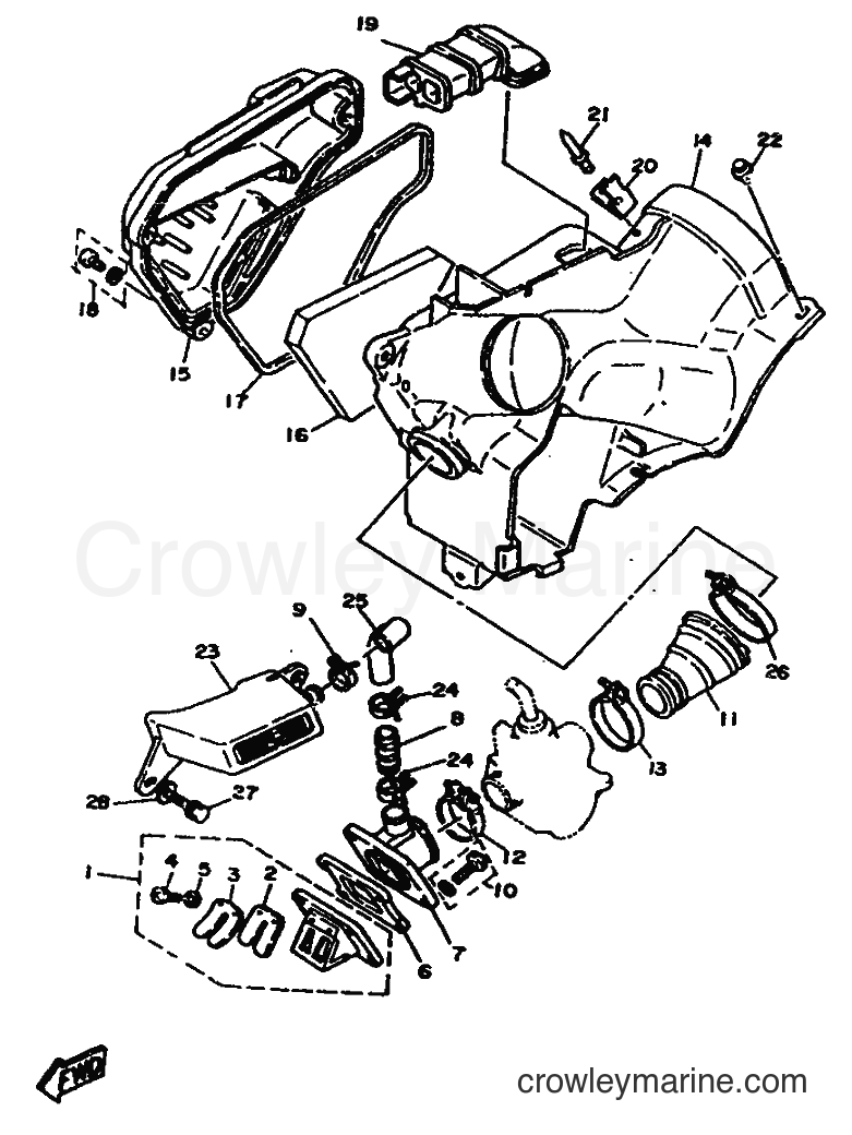 Yamaha Motors DT75 (2RY) [999] - INTAKE