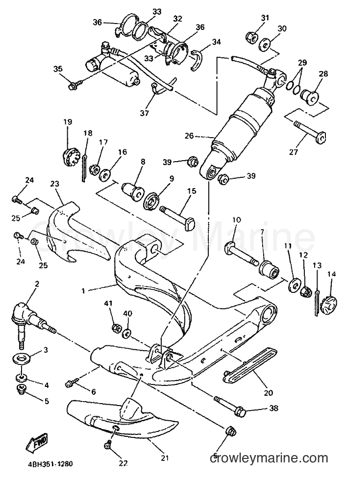 1994 Street Bike GTS1000A - GTS1000A (4FV4) [999] - STEERING 2
