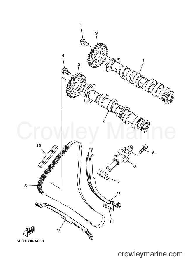 Yamaha Motors TDM900 (5PSE) [010] - CAMSHAFT & CHAIN