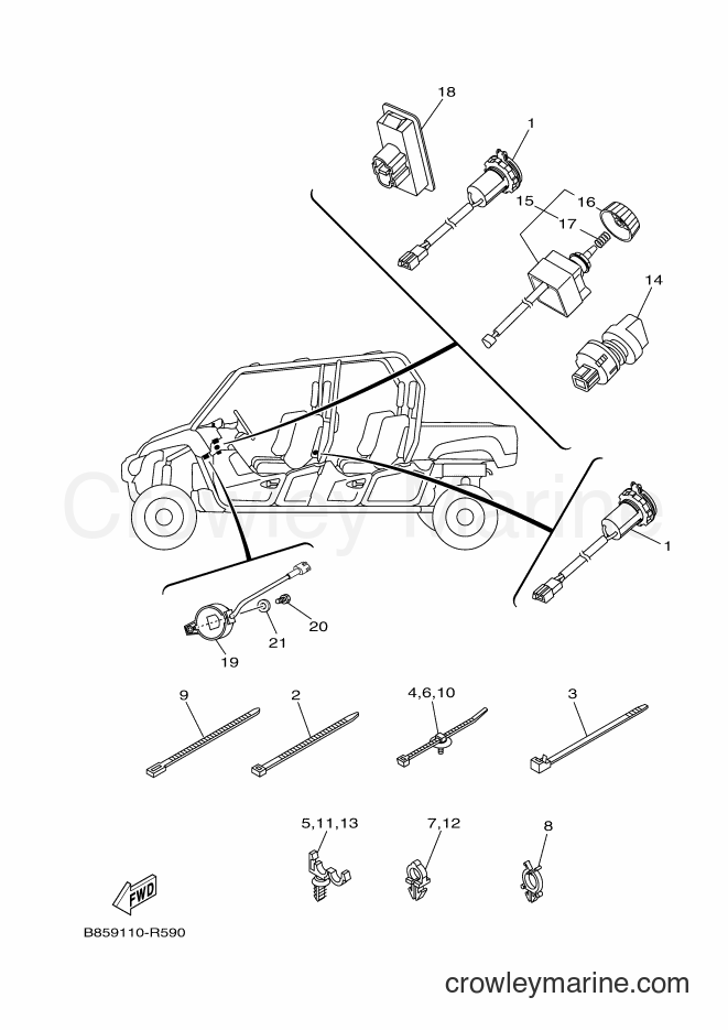 Yamaha Motors YXC700E (B856) [010] - ELECTRICAL 2