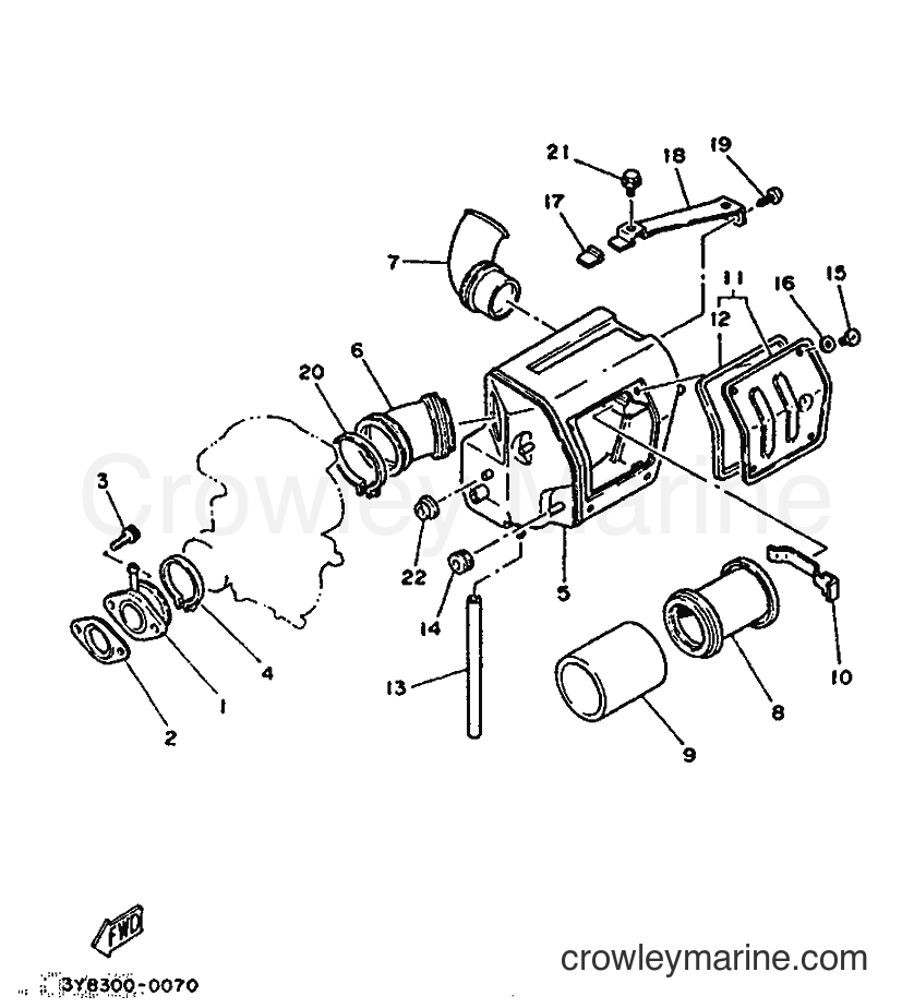 1992 Street Bike SR250 - SR250 (3TH3) [010] - INTAKE
