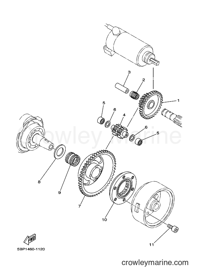 2004 Street Bike SX-4 - SX-4 (5BP2) [010] - STARTER CLUTCH