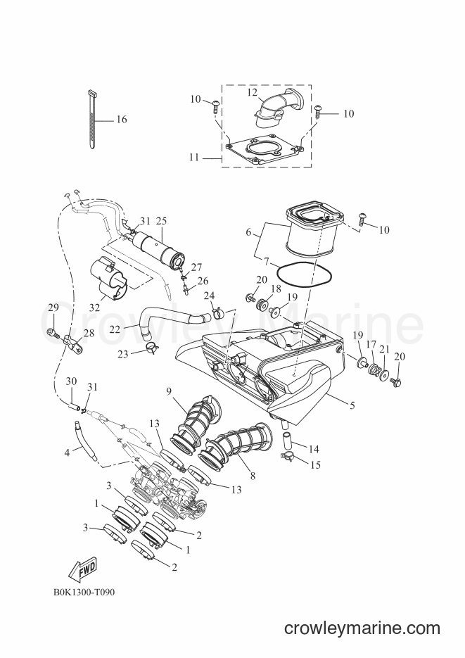 2018 Street Bike MTT690-A - MTT690-A (B0K1) [070] - INTAKE