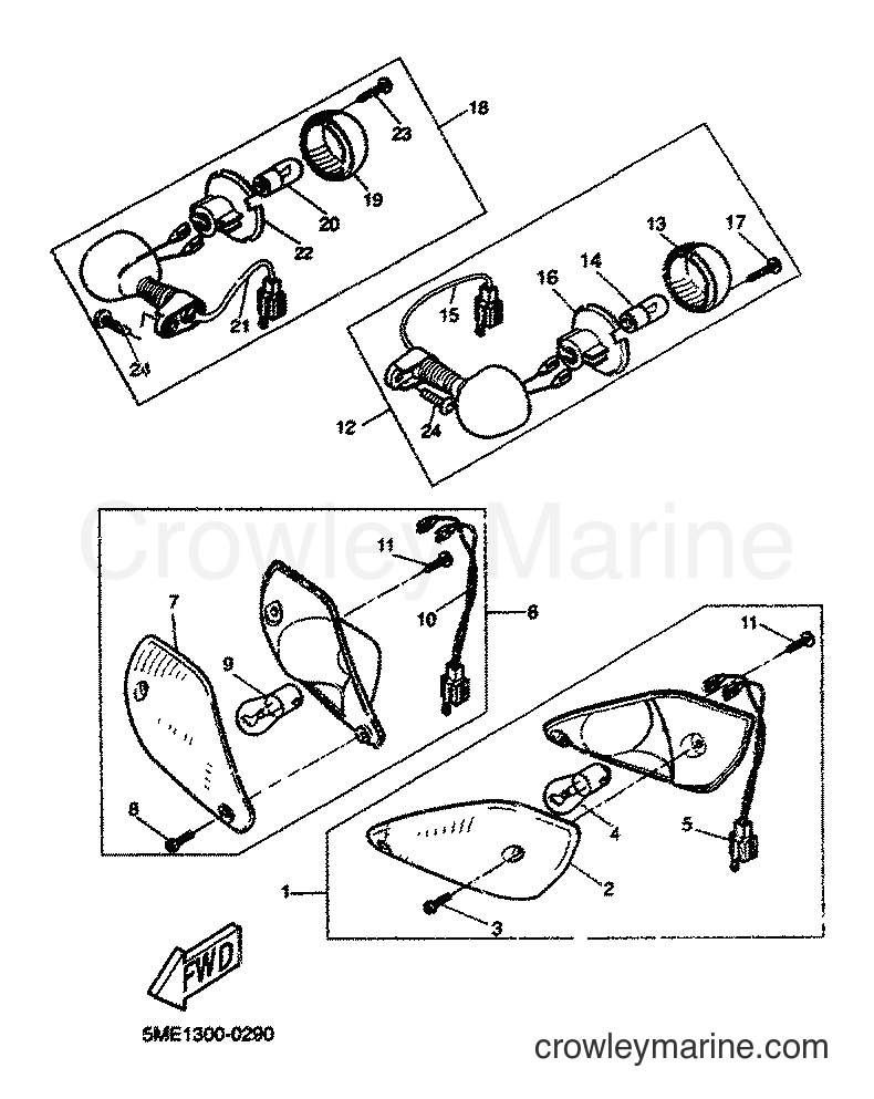 2001 Scooter YQ100 - YQ100 (5ME4) [060] - BLINKLEUCHTE