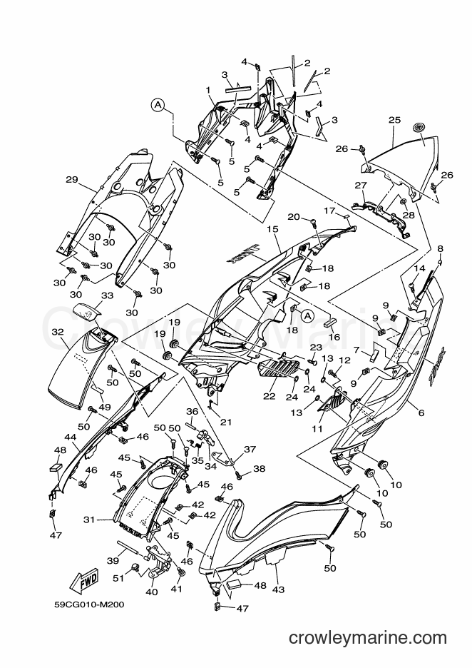 Yamaha Motors XP500A (B232) [010] - SIDE COVER