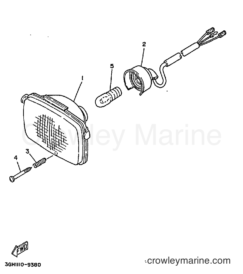 1989 ATV YFM250 - YFM250 (3GH2) [010] - HEADLIGHT