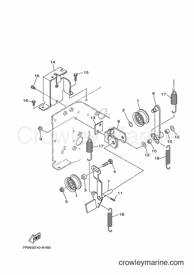2014 Snowblower YT1070 - YT1070 (7RW4) [010] - CLUTCH