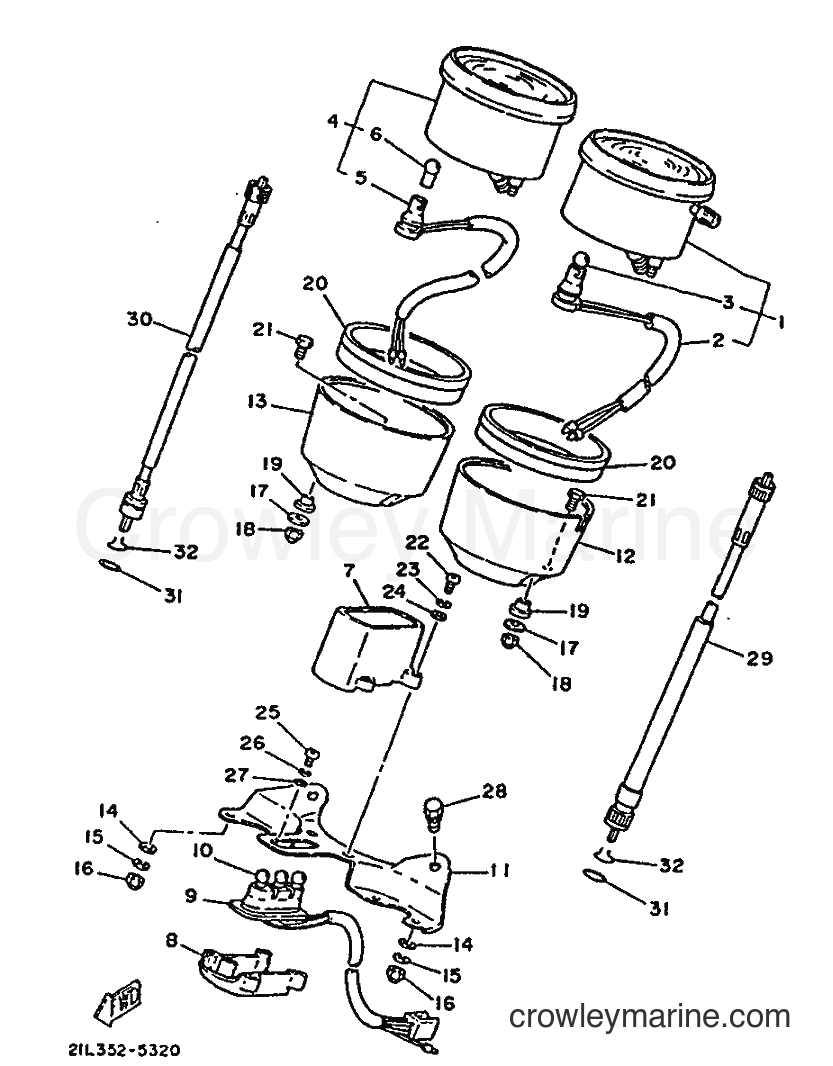 1992 Street Bike SR250 - SR250 (3TH3) [010] - MEDIDOR
