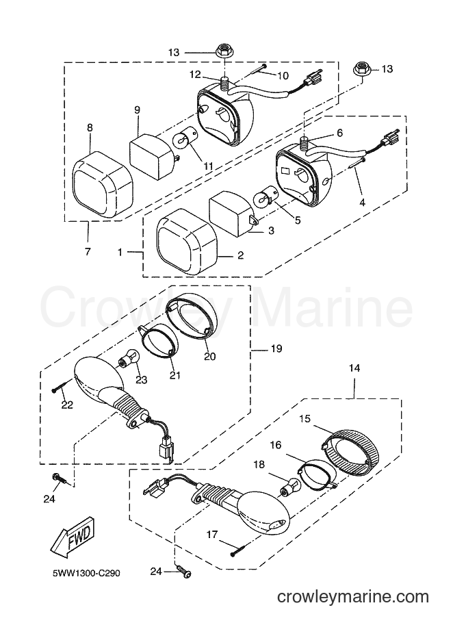 Yamaha Motors CW50 (5WWM) [060] - FLASHER LIGHT