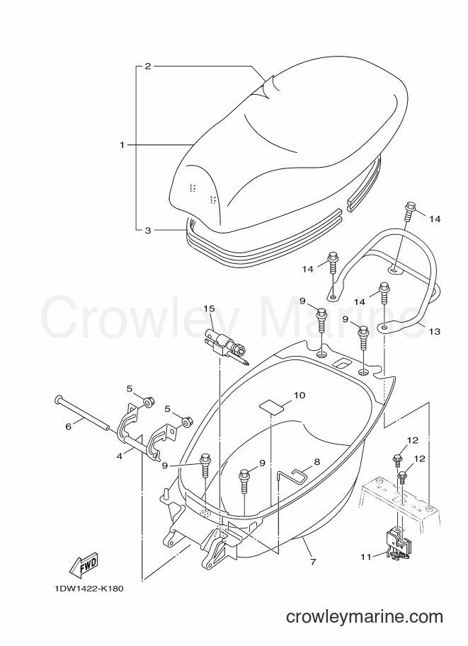 2012 Scooter XC100N - XC100N (1DW2) [010] - SEAT