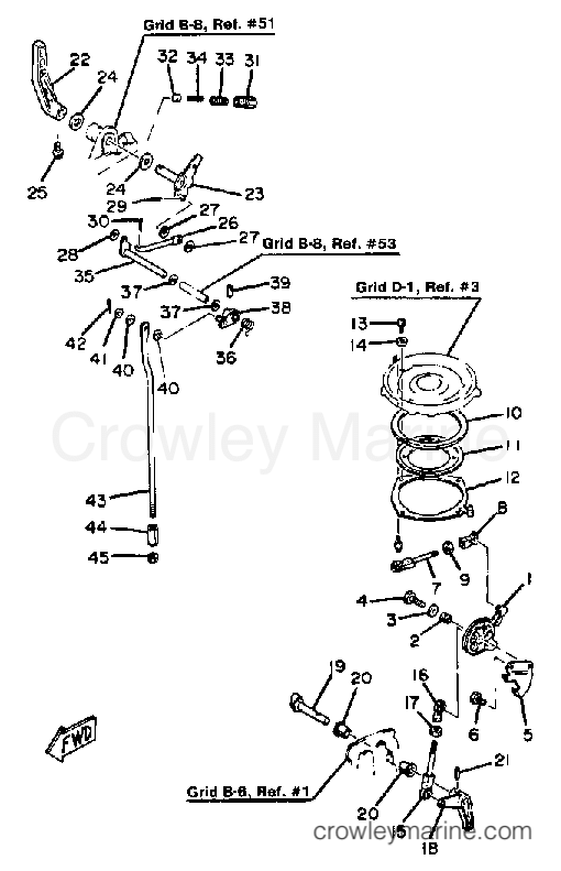 Yamaha Motors 30ESK - CONTROL ENGINE