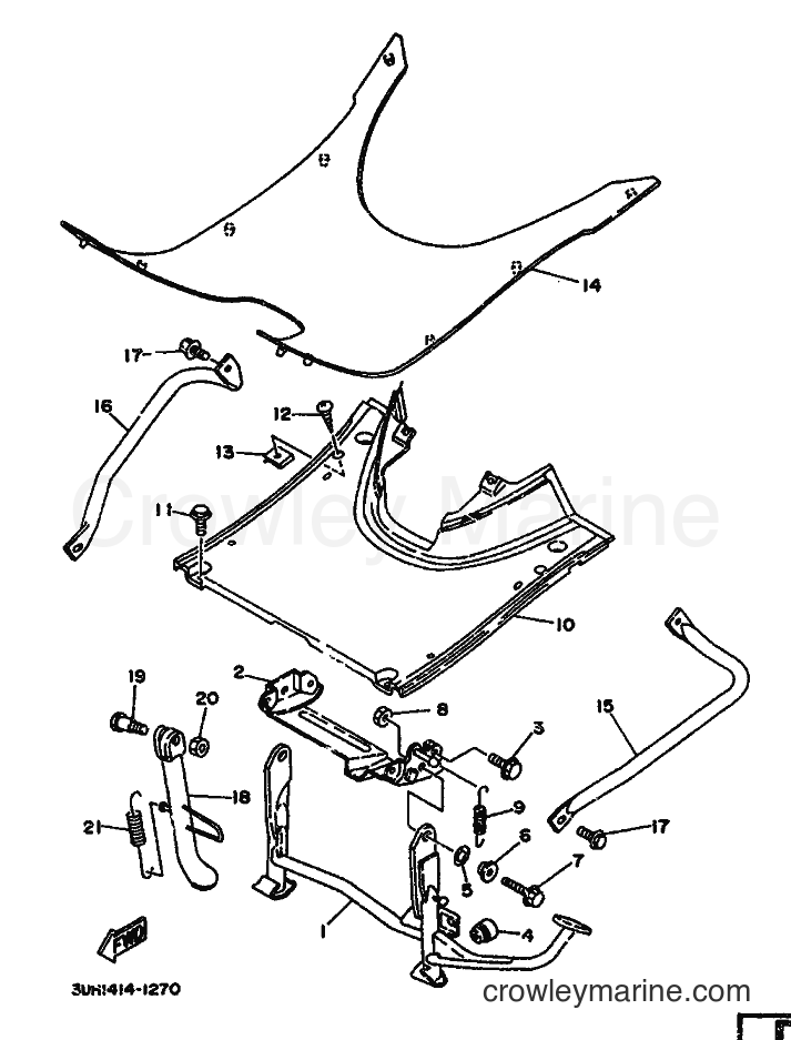 1992 Scooter XC150LC - XC150LC (3UH4) [999] - STAND & FOOTREST