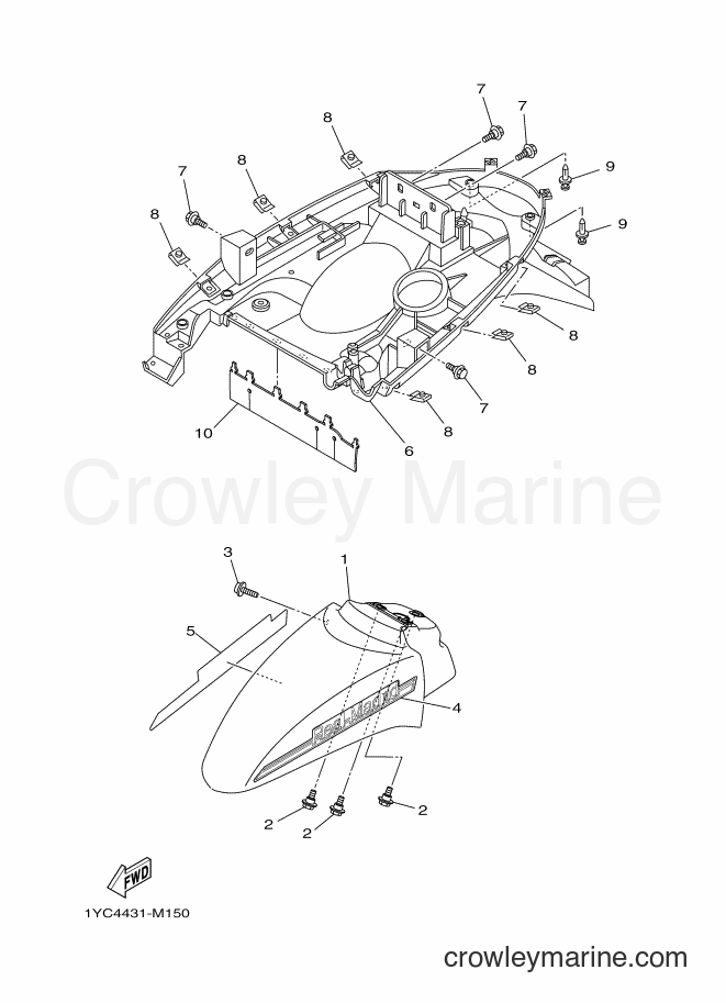 Yamaha Motors AF115F (1YC4) [010] - FENDER