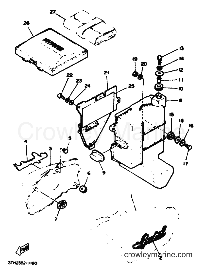 1992 Street Bike SR250 - SR250 (3TH3) [010] - SIDE COVER