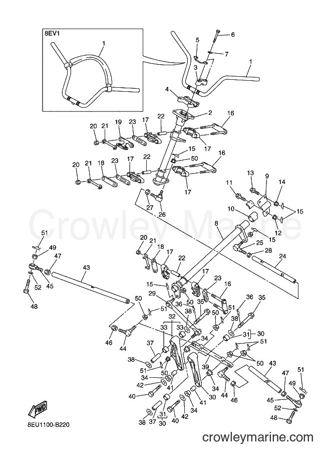Yamaha Motors RX10MS (8EV1) [020] - STEERING